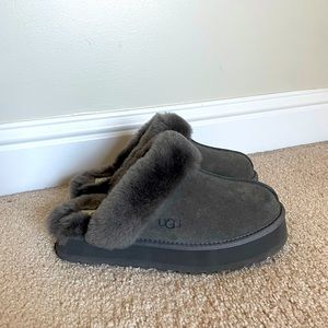 Grey UGG Disquette Slipper